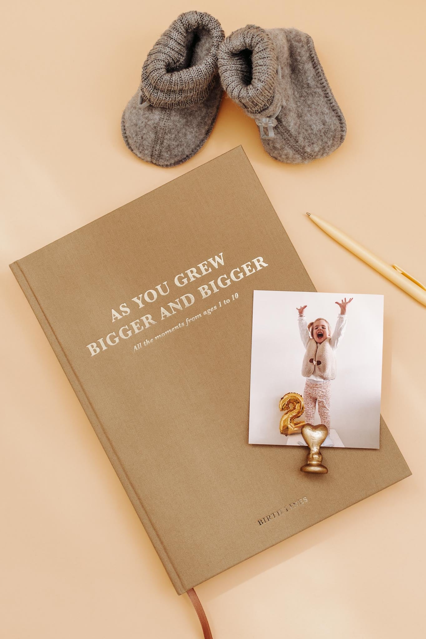 'As you grew bigger and bigger' Childhood Memory Book