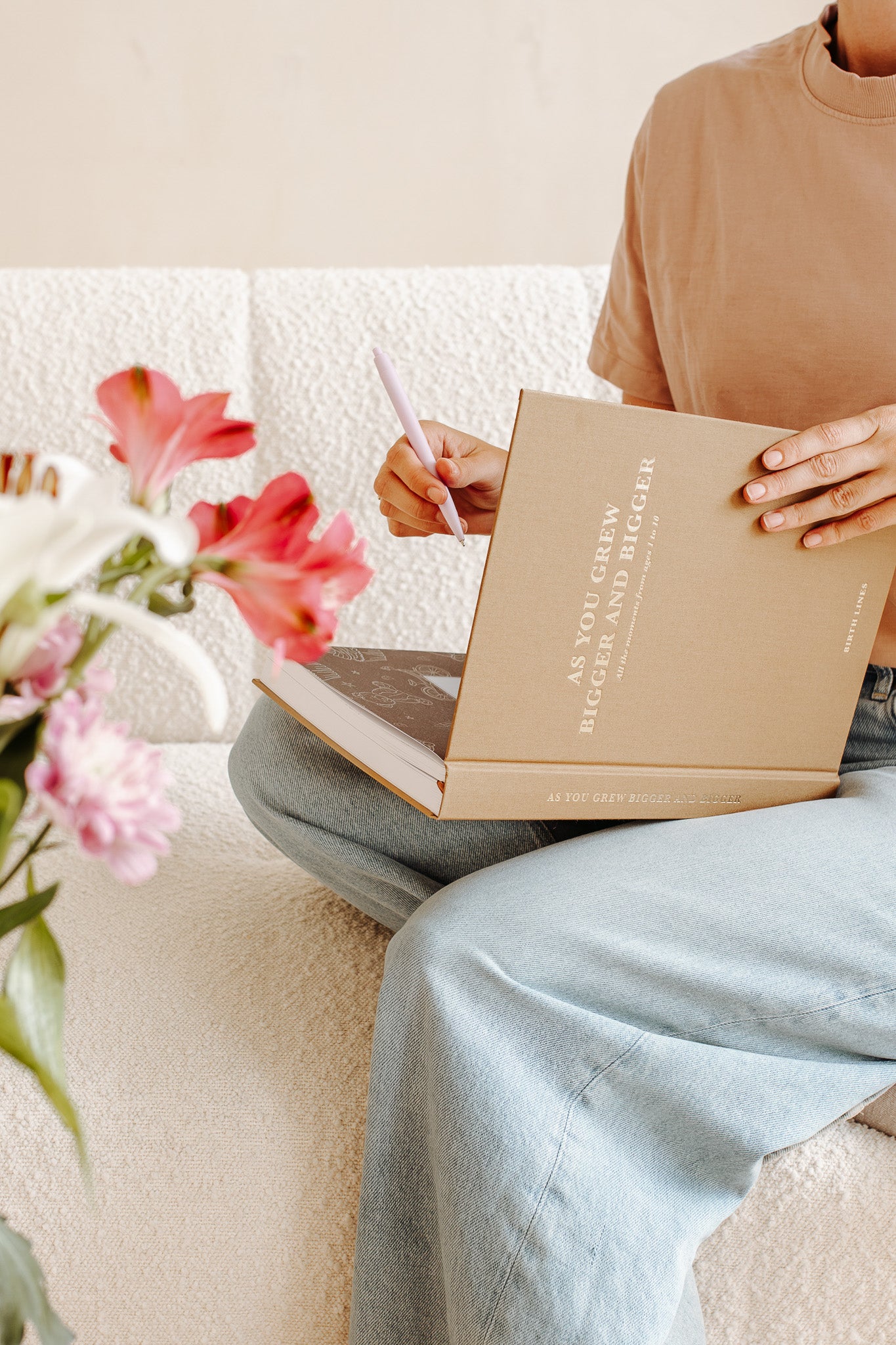 'As you grew bigger and bigger' Childhood Memory Book