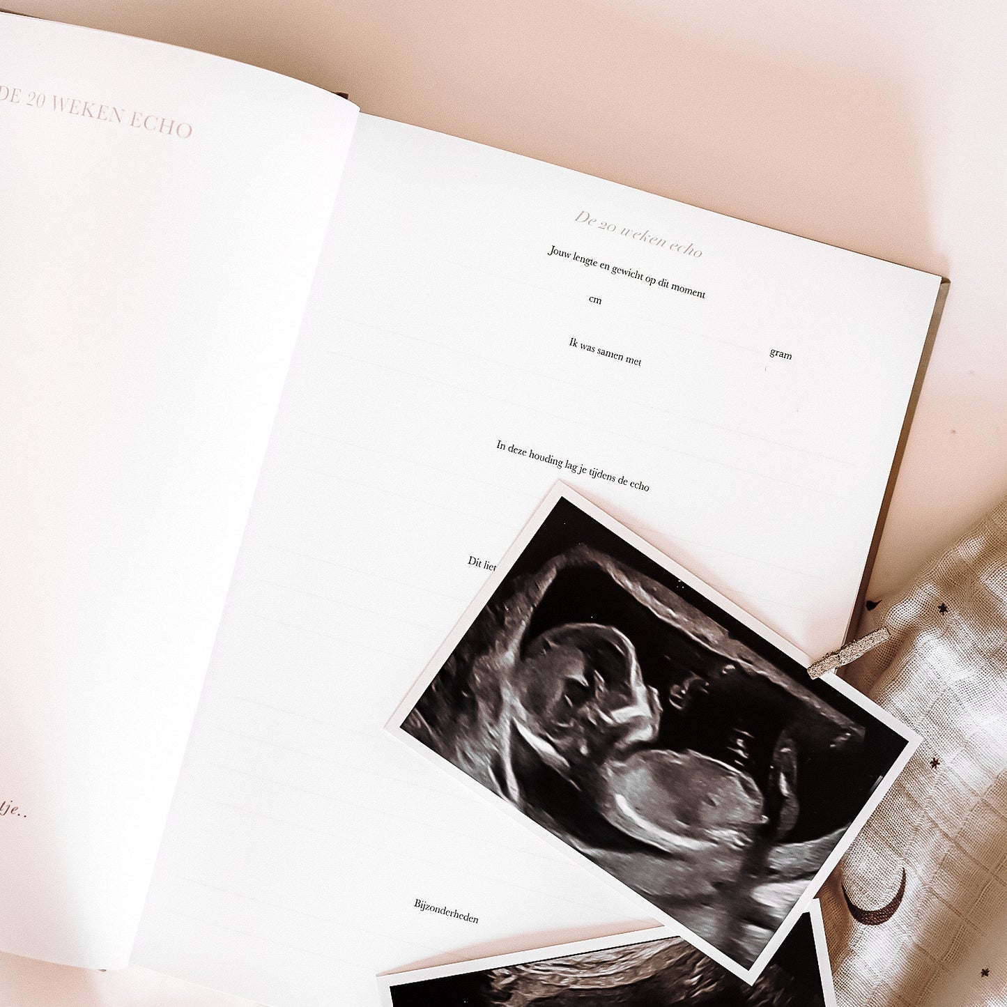 'Het begin van jouw leven' zwangerschaps- & baby invulboek