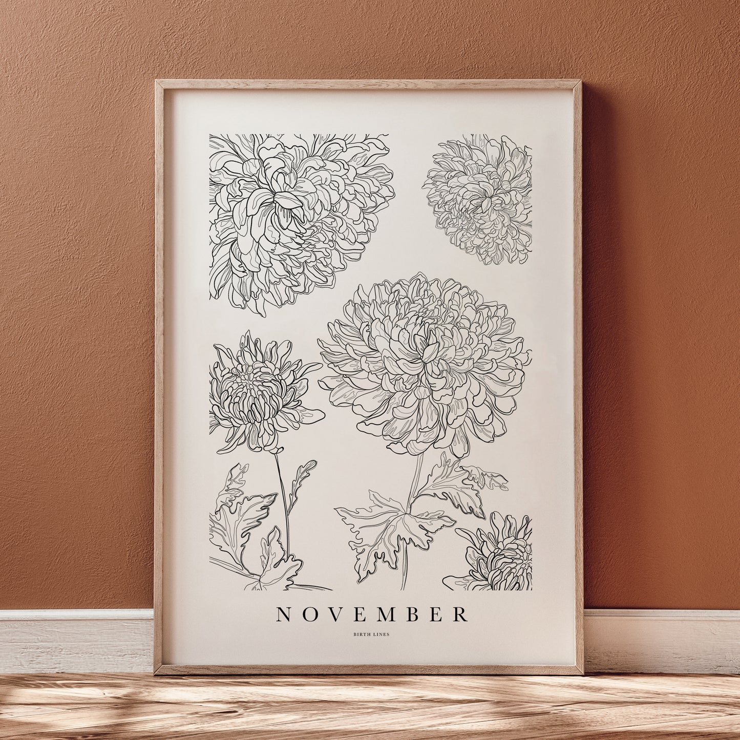 Birth Flower poster November