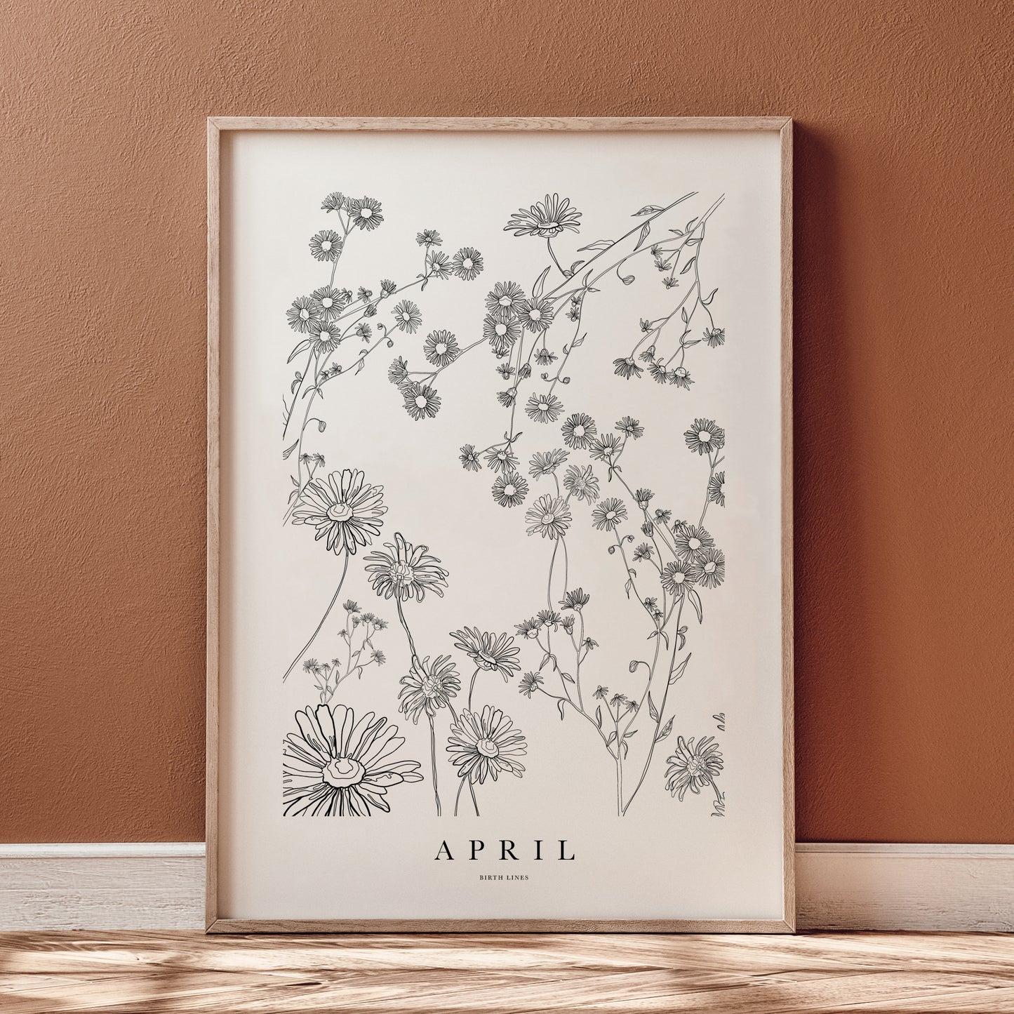 Birth Flower poster april