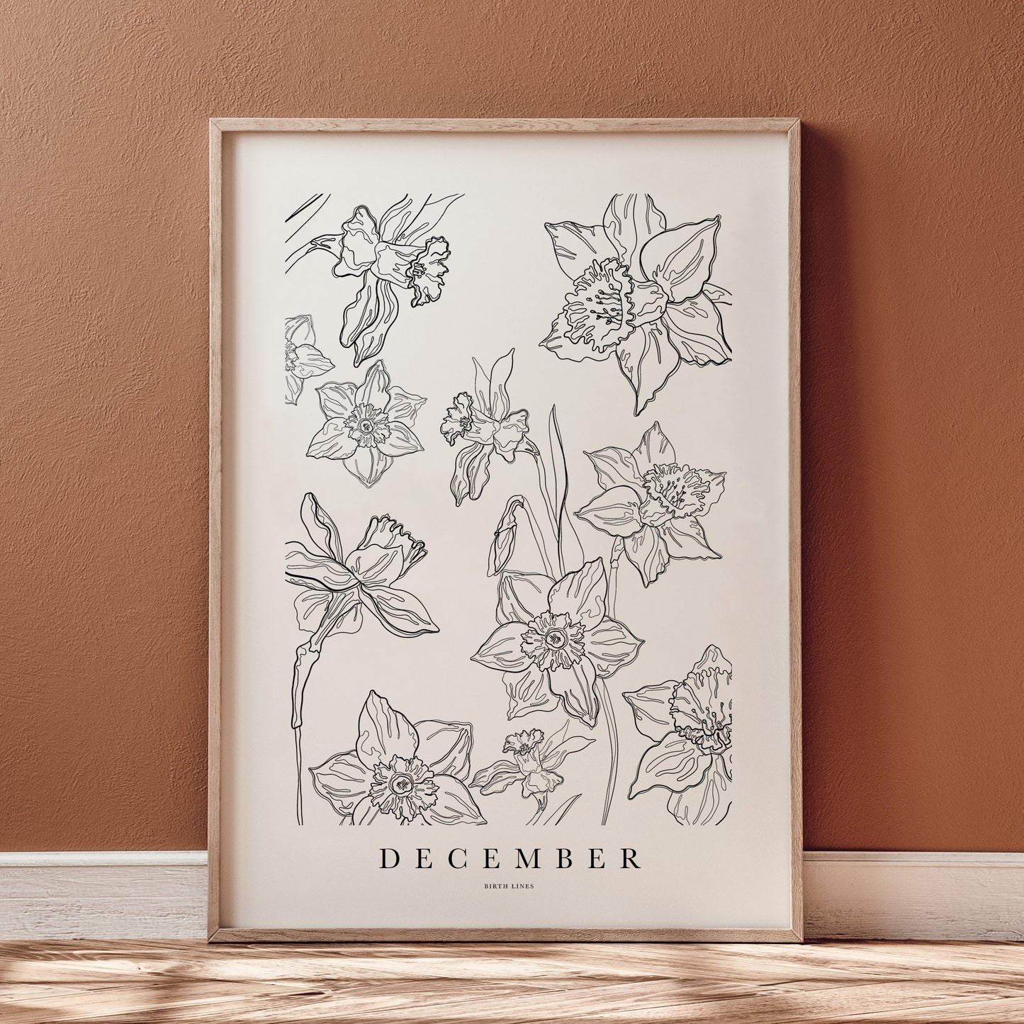 Birth Flower poster December