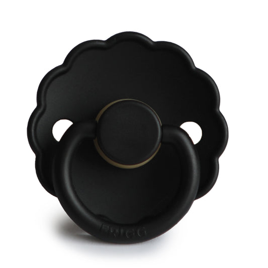 FRIGG Pacifier Latex Daisy Black