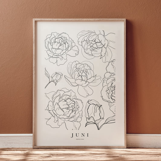 Birth Flower poster June