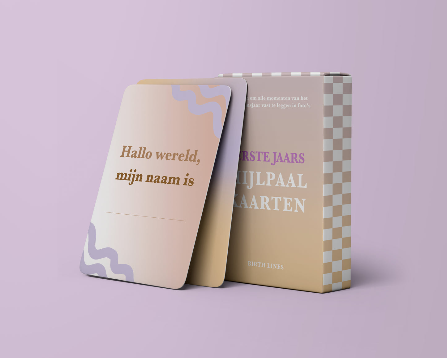 Eerste jaars mijlpaalkaarten - set 48 kaarten