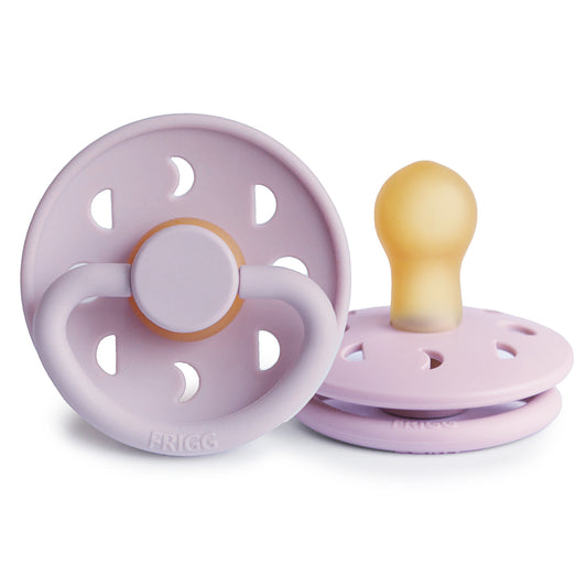 FRIGG Pacifier Latex Moon Soft Lilac